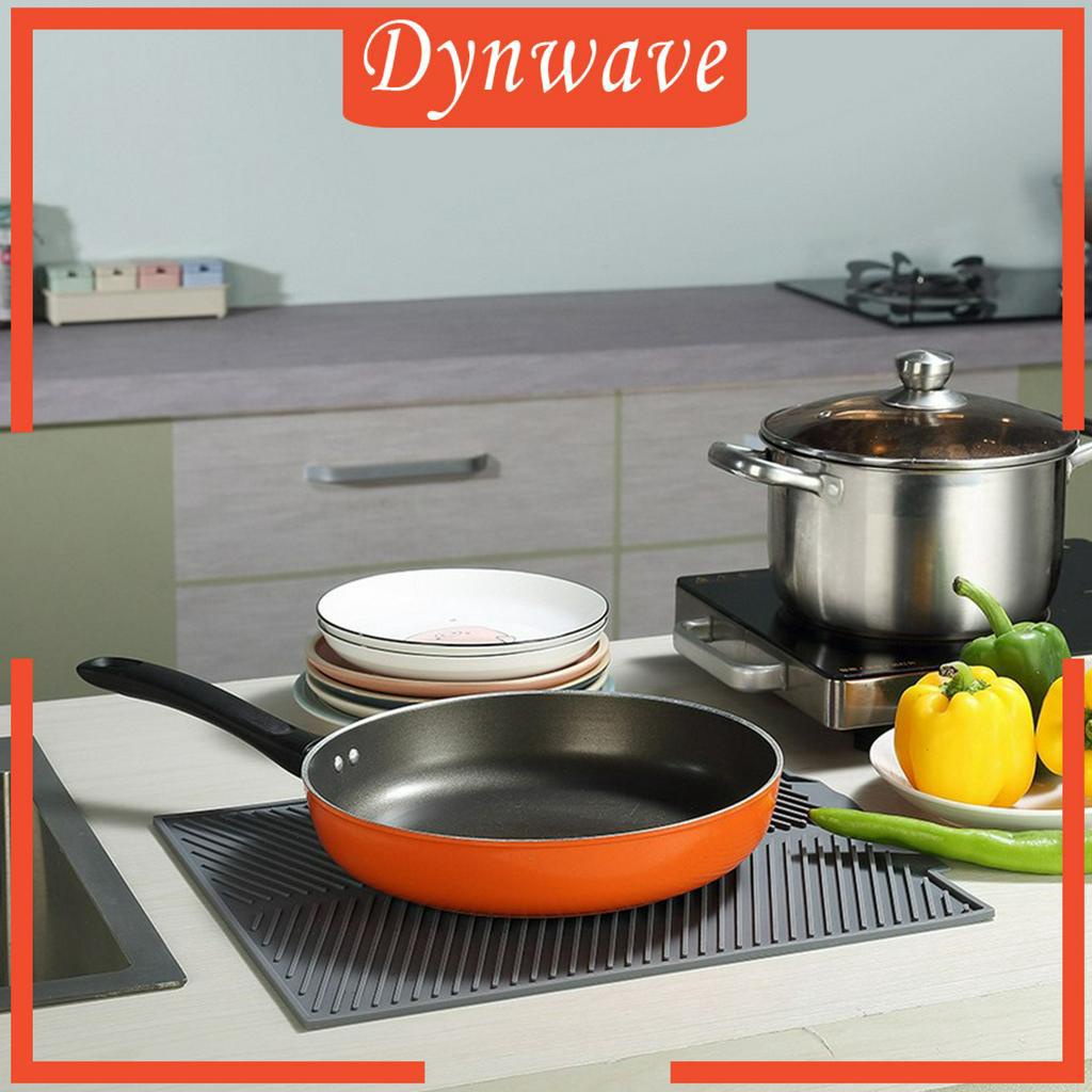 Đệm Phơi Khô Bát Đĩa Bằng Silicone Chịu Nhiệt Dễ Vệ Sinh