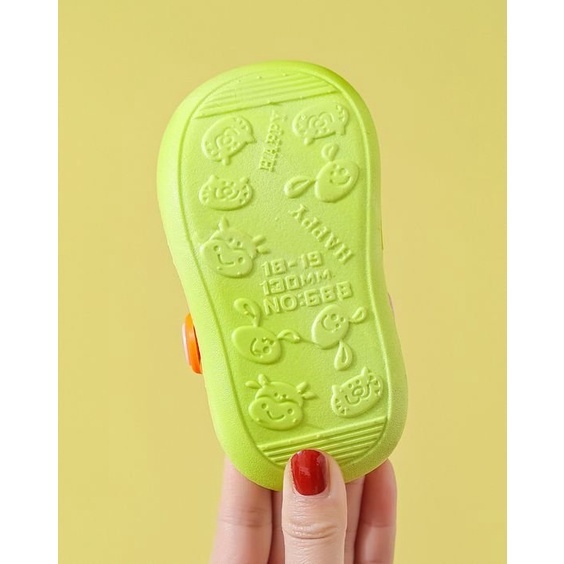 Dép Crocs, Dép sục Cầu Vồng Cho Bé Gái Bé Trai Size Từ 1 Đến 3 Tuổi -Shop Mẹ Khoai
