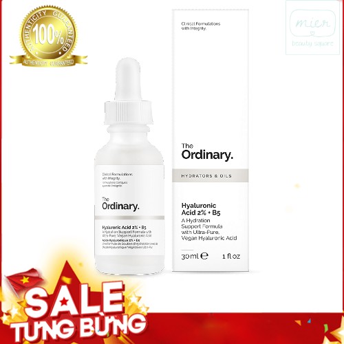 Serum The Ordinary HA 2% + B5 Cấp Nước, Giữ Ẩm, Phục Hồi, Tăng Đàn Hồi Da 30ml