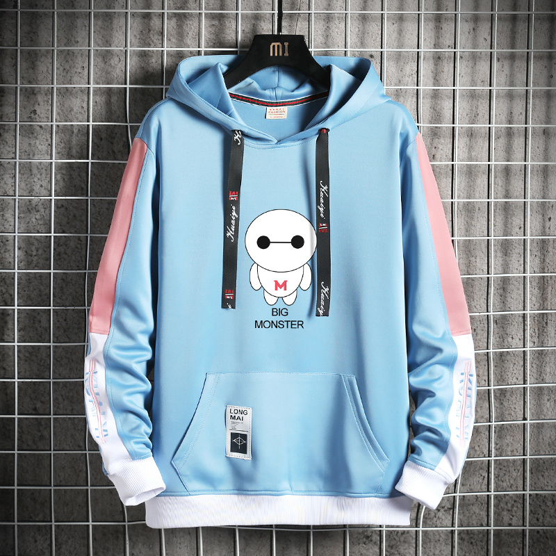 Áo Hoodie in hình hoạt hình ngộ nghĩnh cho nam | BigBuy360 - bigbuy360.vn