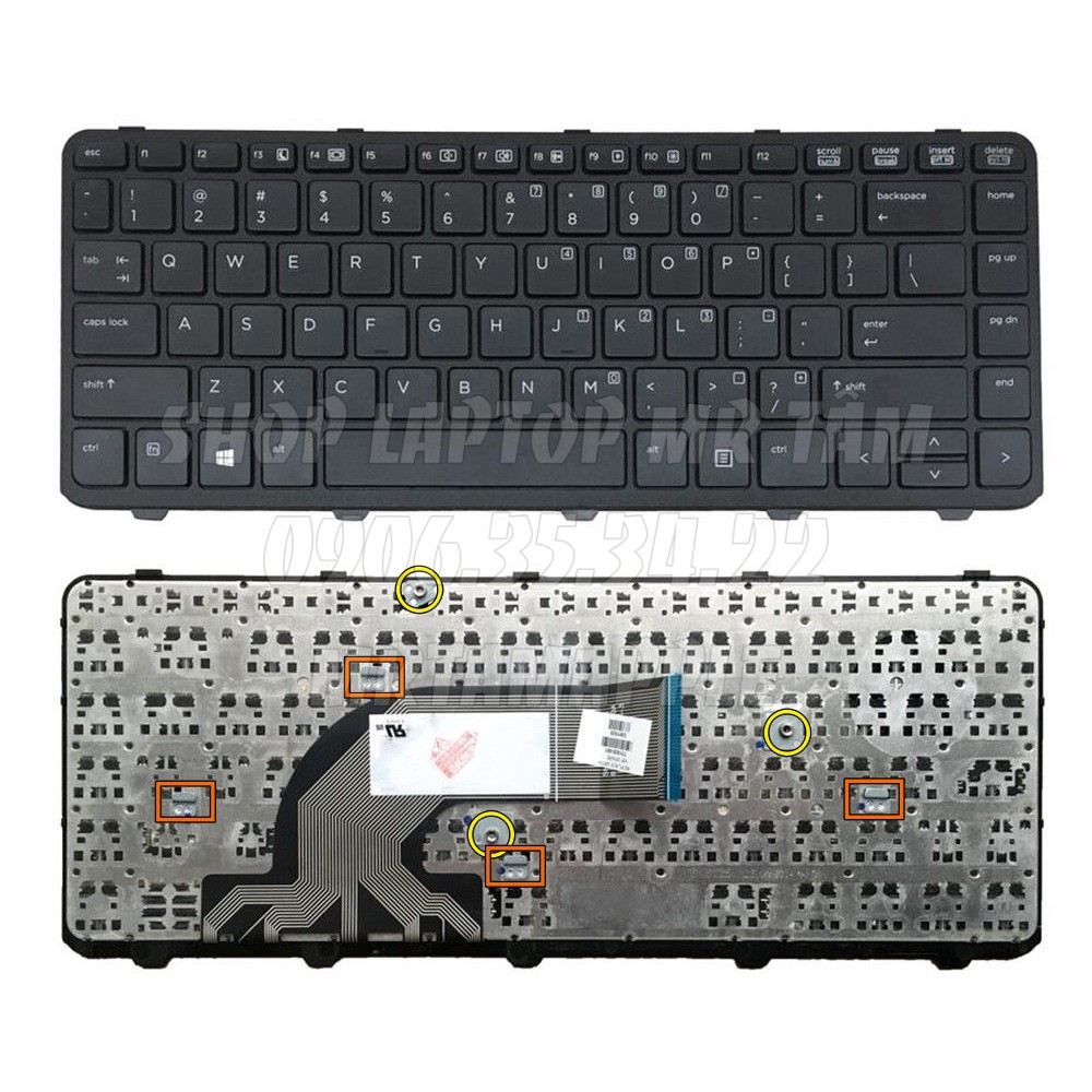 (KEYBOARD) BÀN PHÍM LAPTOP HP PROBOOK 440  dùng cho ProBook 430 G2, 440 G0, 440 G1, 440 G2, 445 G1, 640 G1, 645 G1