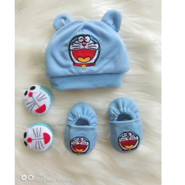 X Set Mũ + Quần Họa Tiết Doraemon Ln2..... Cho Bé Tập Đi