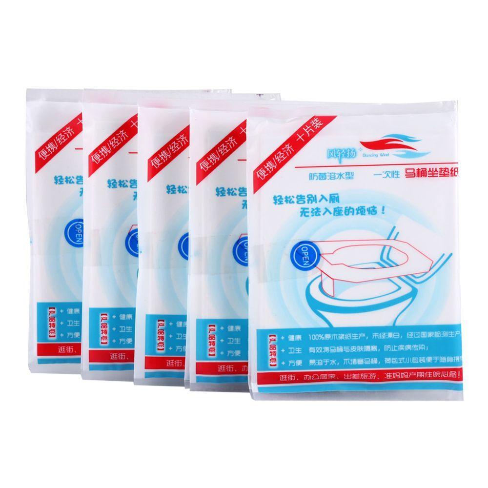 Bộ 2 / 20 Miếng Lót Bồn Cầu Dùng Một Lần Tiện Dụng