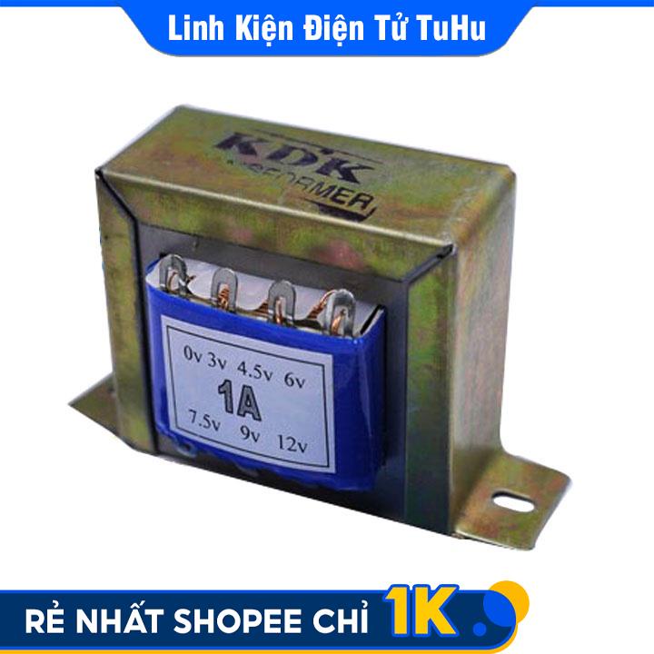 Biến Áp 1A 0V 3V 4,5V 6V 7,5V 9V 12V