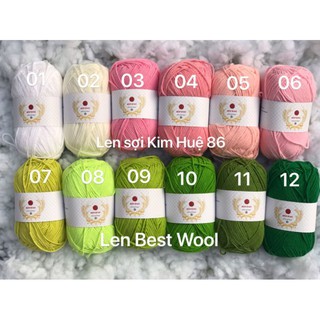 len best wool ( bảng màu 02 từ màu 21 đến 40)