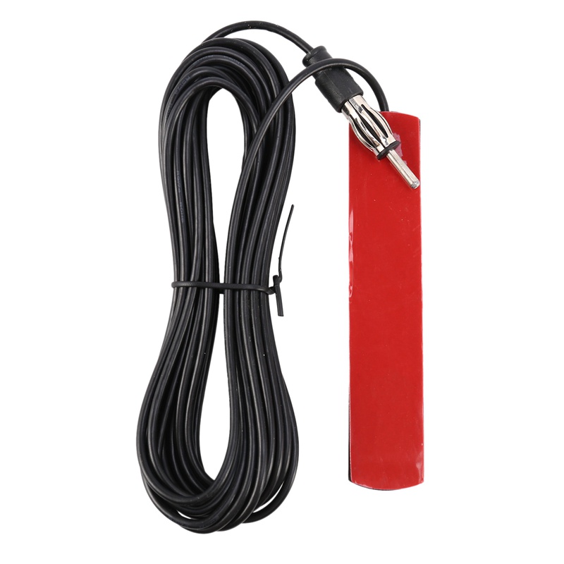 Ăng Ten Khuếch Đại Tín Hiệu radio fm ant-309 Có Dây Cáp Dài 85-112mhz 5m Màu Đen Thông Dụng Cho Xe Hơi