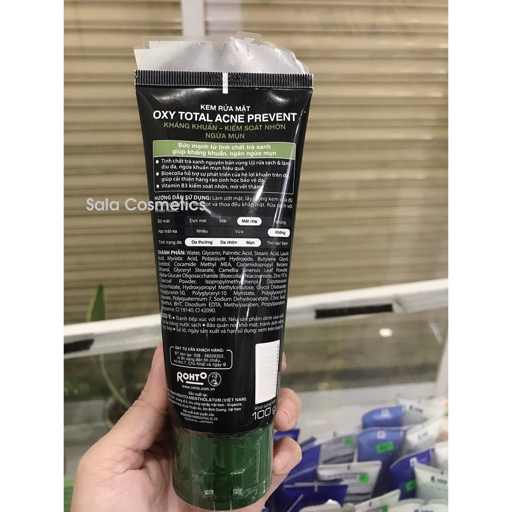 OXY - DÒNG SỬA RỬA MẶT NGỪA MỤN DÀNH CHO NAM