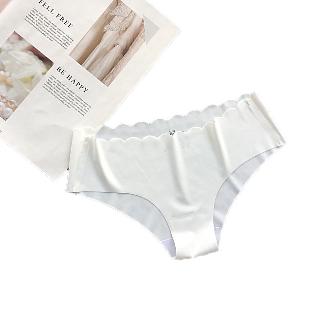 Quần Lót Nữ Đúc Su không đường may, Cạp viền sóng gợi cảm tôn dáng sexy ❤️ Quần Chip Su Đúc Thun Lạnh - Mã QL 1033