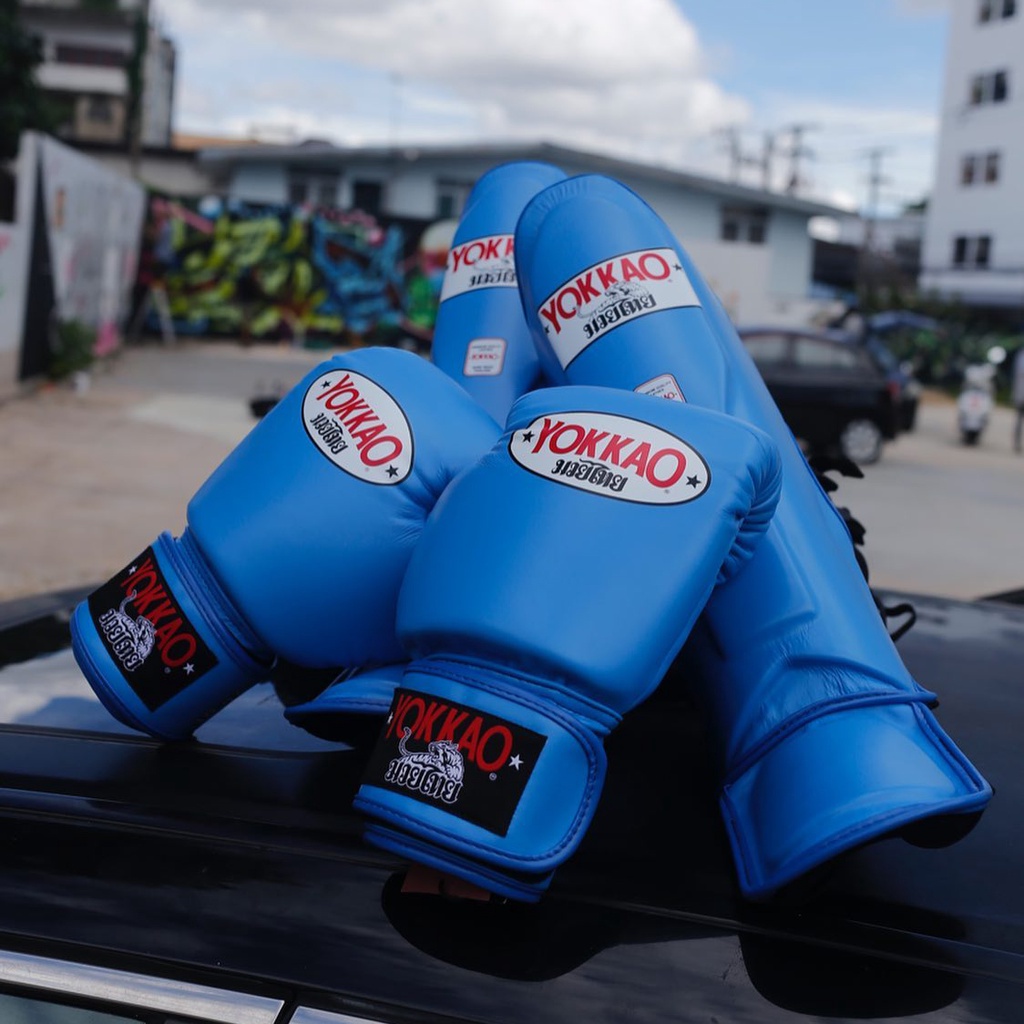 Găng tay Boxing Yokkao BYGL-X Matrix - Blue