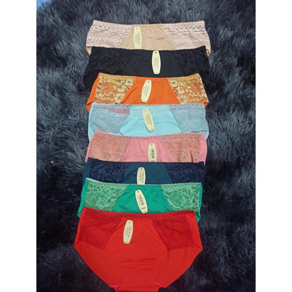 Quần lót nữ su thông hơi phối ren sexy co dãn 4 chiều mềm mại thoáng mát FREESIZE (40-65KG) | BigBuy360 - bigbuy360.vn