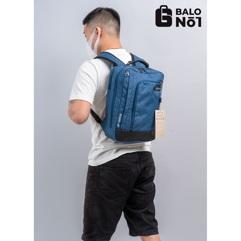 Balo Thời Trang Cao Cấp Simple Carry M – City L.Navy