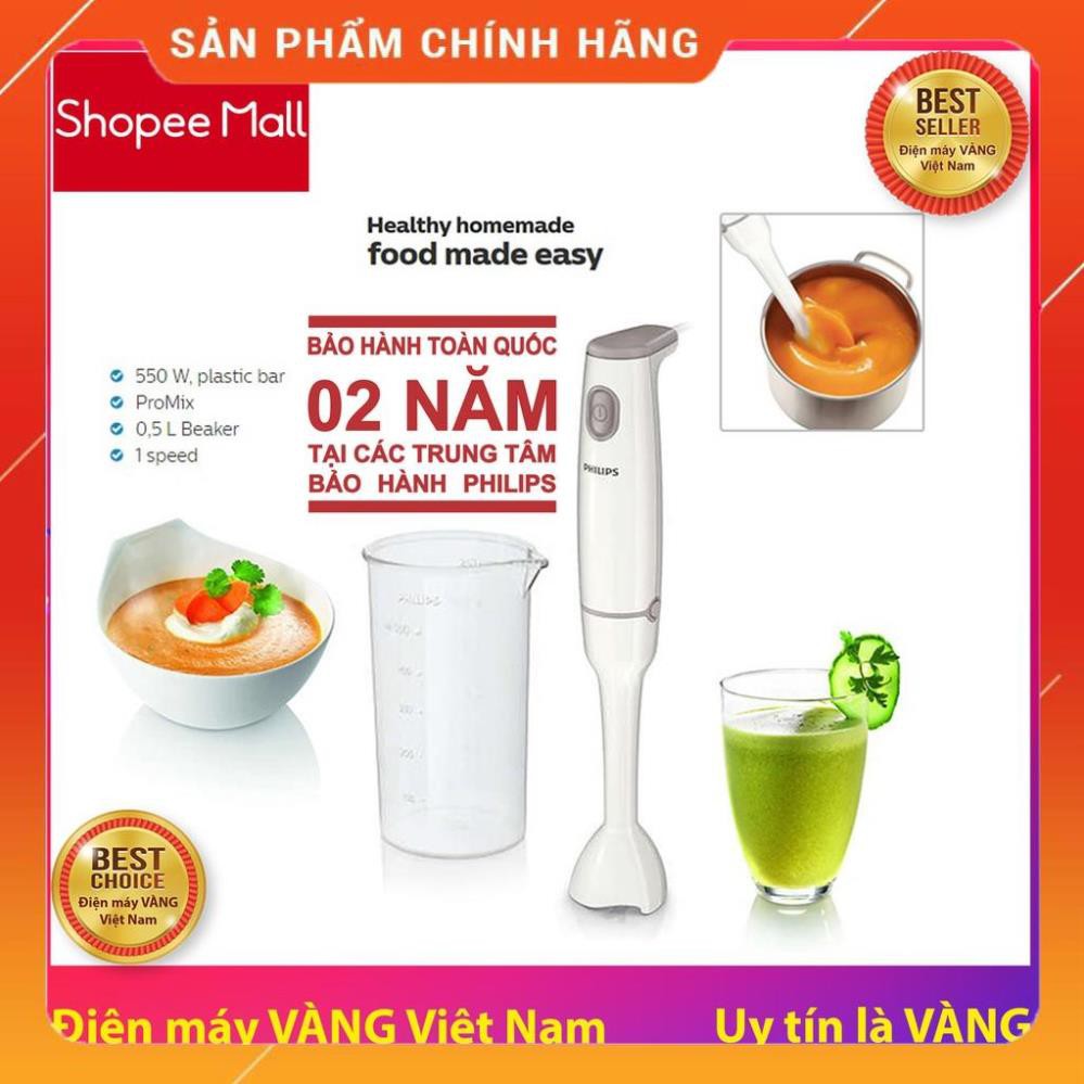 [ELHAB4 giảm tối đa 500K] Máy xay cầm tay đơn năng Philips HR1600 hàng công ty