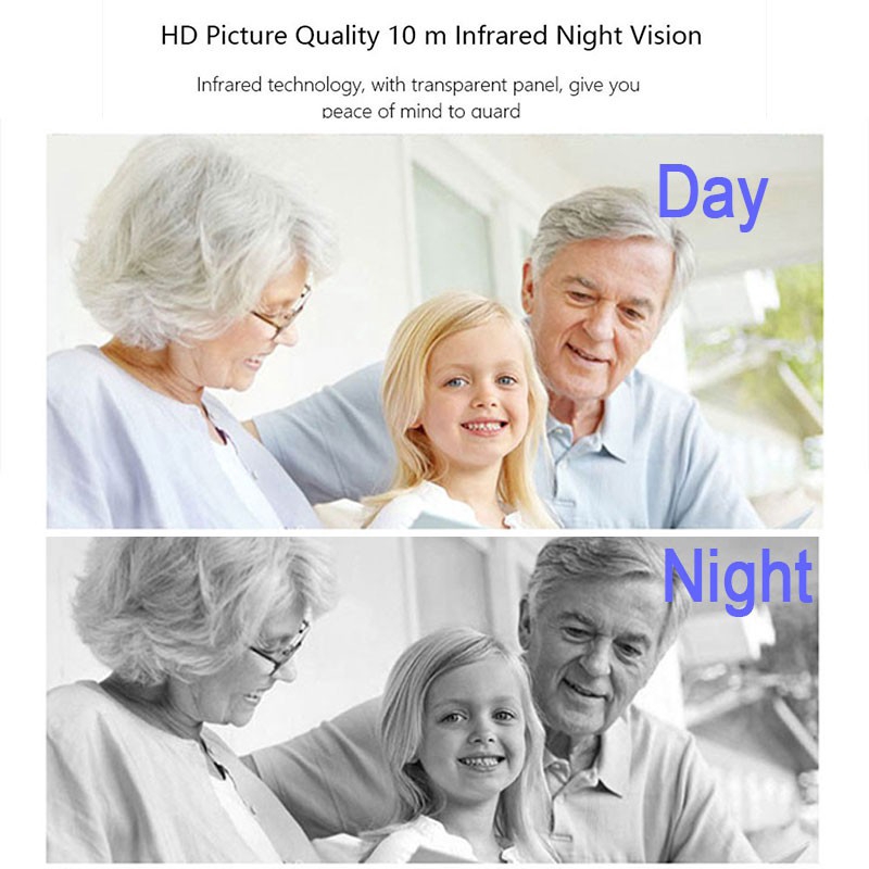Surveillance Camera WiFi Wireless AI Intelligent Network Camera HD Night Vision Home Remote Monitor