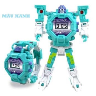 Đồng Hồ Điện Tử Cao Cấp Trẻ Em Có Thể Biến Hình Robot 2 Trong 1 DHROBOT03
