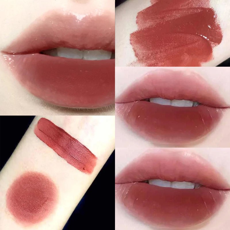 Son lì mịn mượt như nhung màu trà sữa thiết kế vỏ gấu cho học sinh