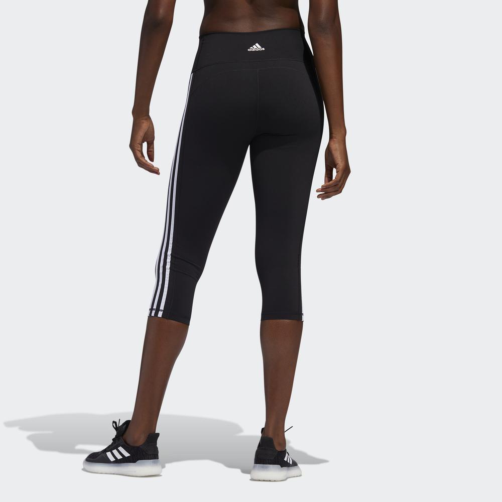 Quần Bó adidas TRAINING Nữ Quần Bó 3/4 3 Sọc Believe This 2.0 Màu đen FJ7186