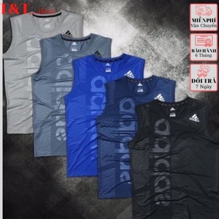 Áo Thun Sát Nách Nam ⚡BIG SIZE⚡  Tập Gym Ép Vân Cao Tần Cao Cấp  Chất Thun Lạnh Co Giản 2 Chiêu T&T_store