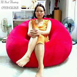 VỎ GHẾ LƯỜI HẠT XỐP  (ko kèm hạt xốp )