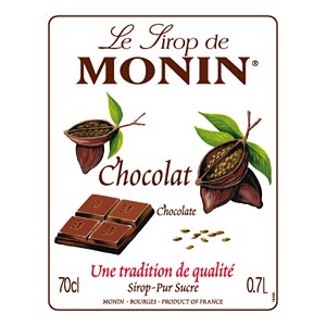 Siro Sô-cô-la đen Monin (Chocolate syrup) - chai 700ml