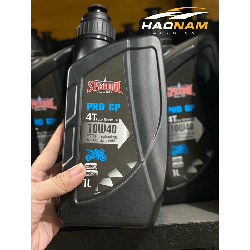 Dầu Nhớt 𝐒𝐏𝐄𝐄𝐃𝐎𝐋 𝐏𝐑𝐎 𝐆𝐏 𝟏𝟎𝐖𝟒𝟎 cực bốc cho xe tay côn