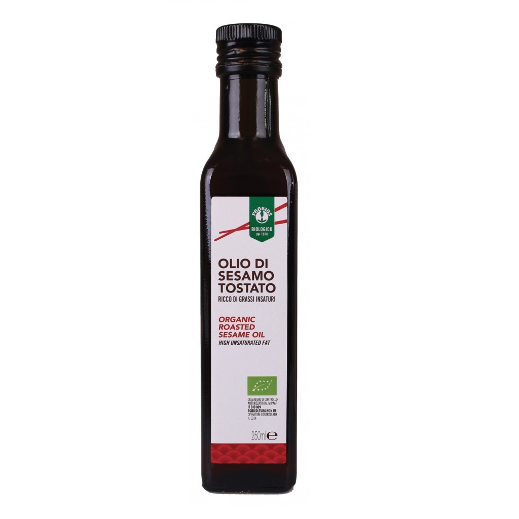 Dầu mè ép lạnh hữu cơ Probios 250ml - Organic Sesame Oil - Hsd: 11/7/2022 - Nhà Hữu Cơ