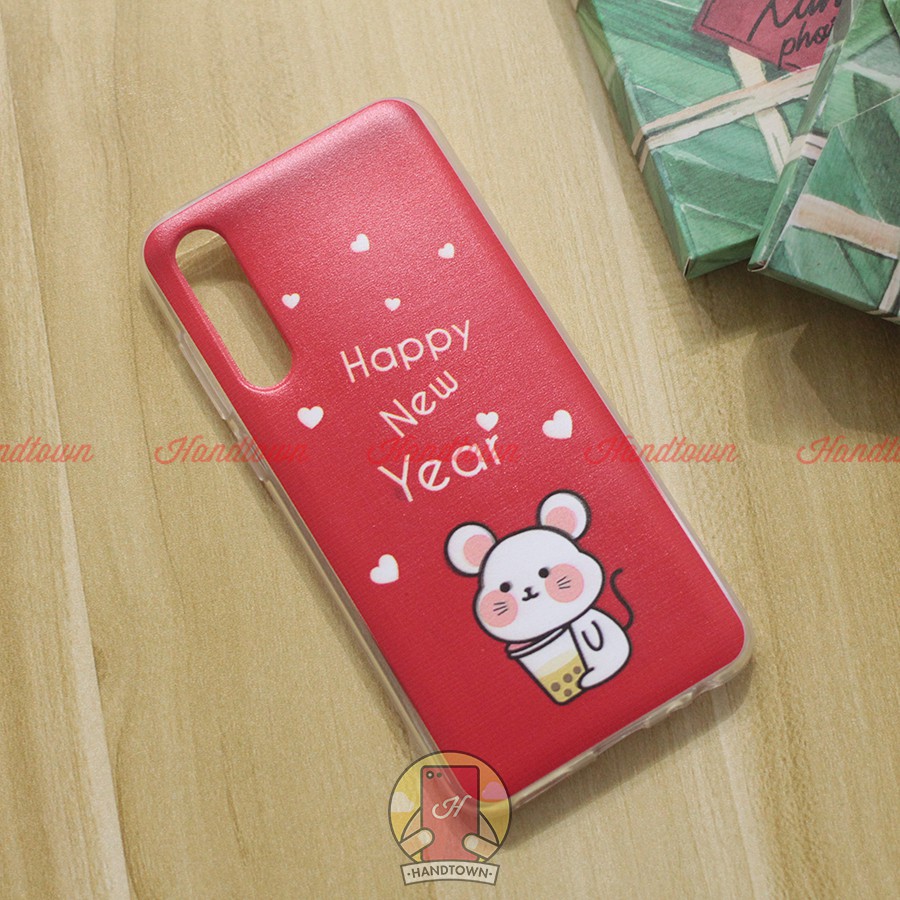 Ốp lưng Realme 5 / Realme 5 Pro / Realme Q dẻo đen in hình Tết Canh Tý 2020 Phần B