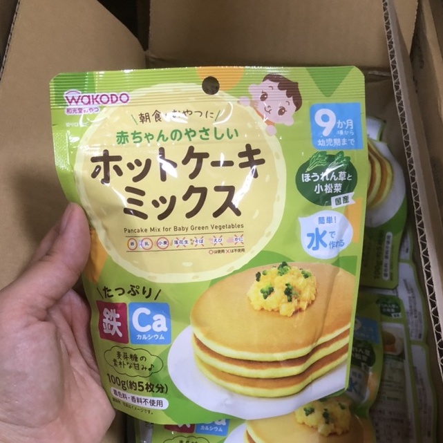 Bột làm bánh Pancake Wakodo (date 2024)
