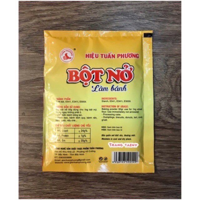 Bột Nở Tuấn Phương gói 50g