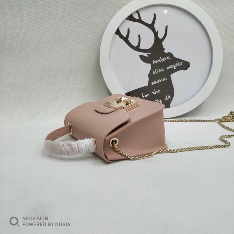 Túi hồng quai hàng tuồn- size 17- sẵn