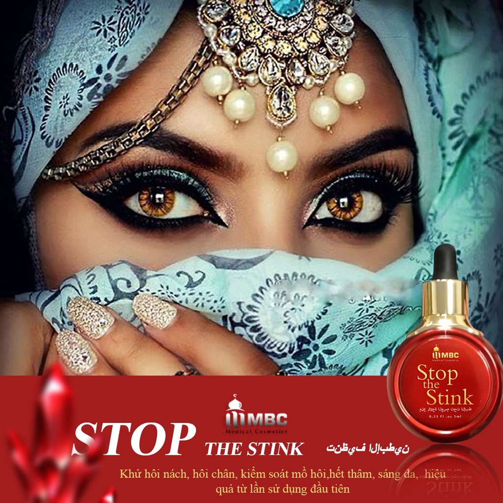 Serum Stop the Stink MBC - giải quyết hôi nách, hôi chân tận gốc 5ml