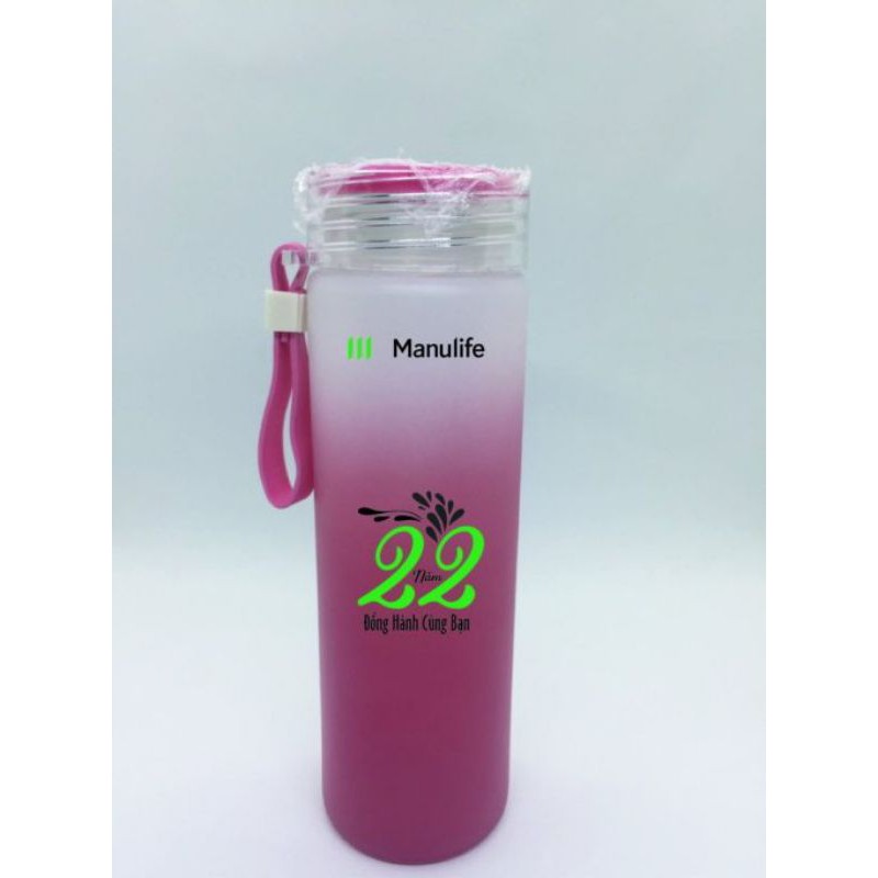 Bình Thủy Tinh logo quà tặng Manulife | BigBuy360 - bigbuy360.vn