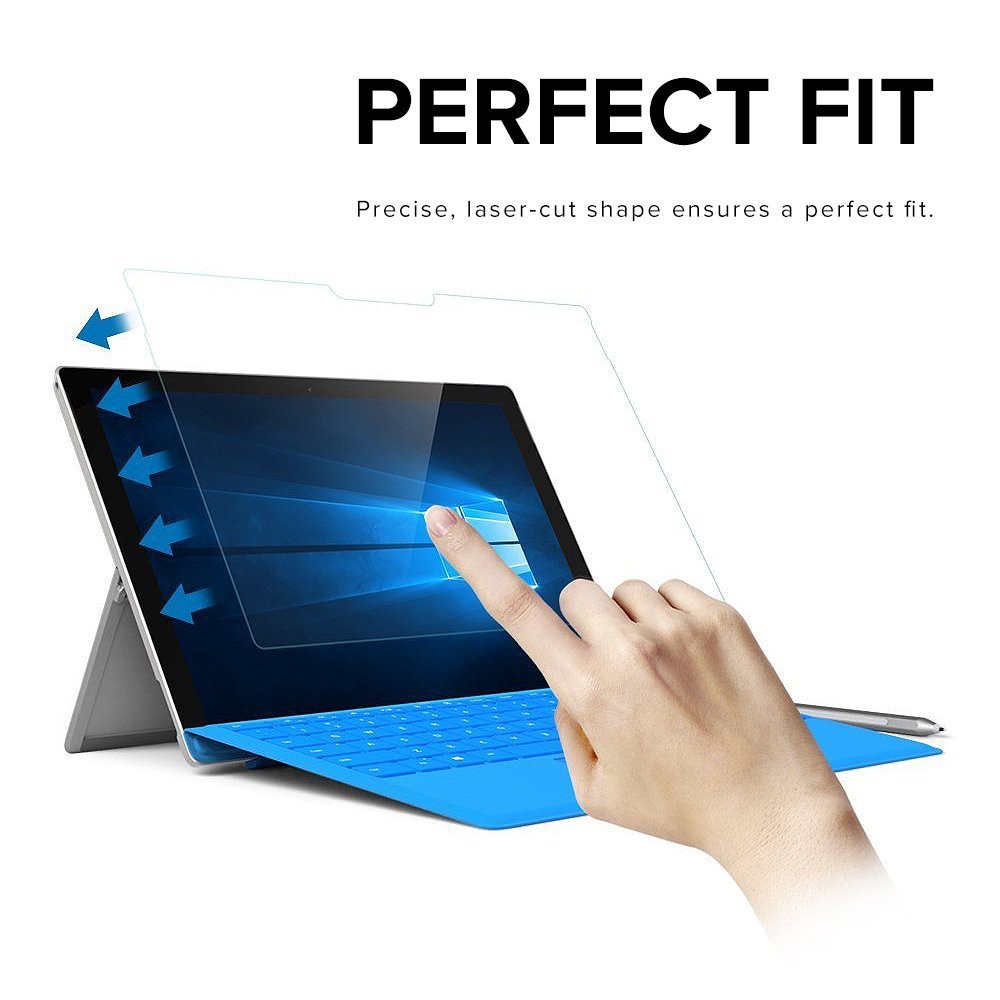 Bộ kính cường lực+dán lưng Surface Pro4, 5,6 (2017/2018) chính hãng JCPAL ( 2 màu)