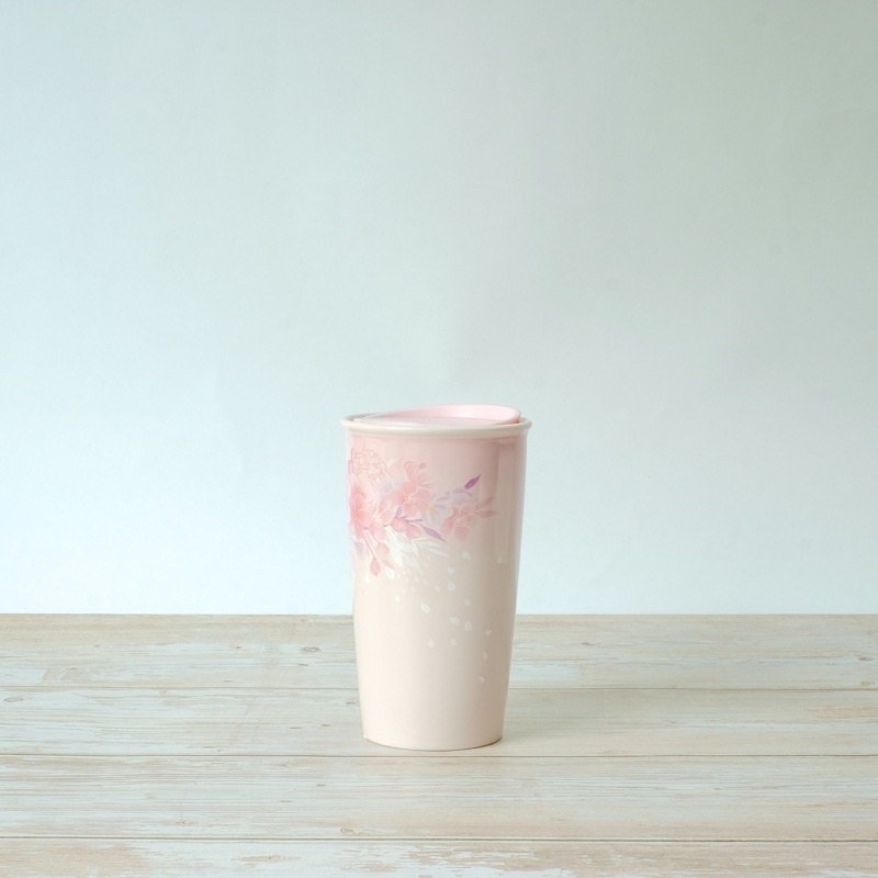 Ly Mug Starbucks Double Wall Blooming Blossom 12Oz