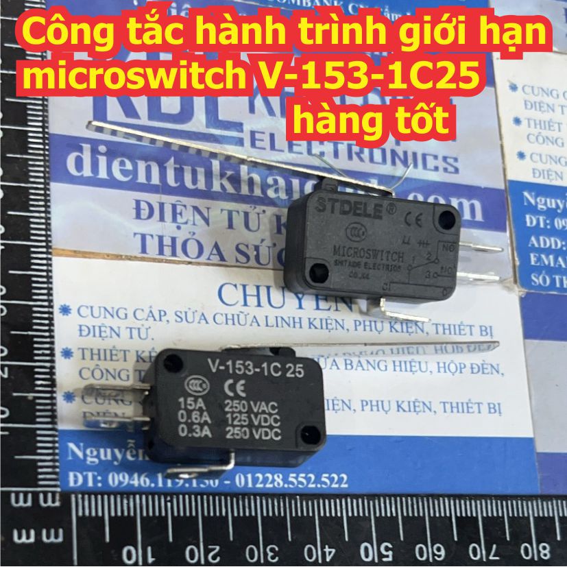2 cái Công tắc hành trình giới hạn microswitch V 152 ~ 156 1C25 hàng tốt kde8571