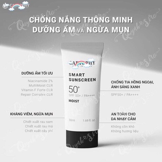 KEM CHỐNG NẮNG DƯỠNG ẨM MOIST SPF50+ CARYOPHY [CHÍNH HÃNG]