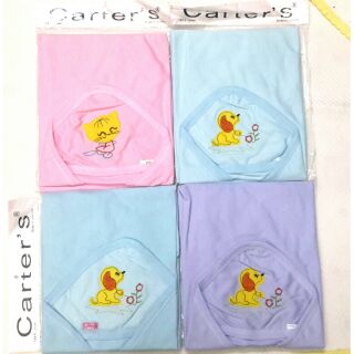 Chăn ủ cotton có mũ cho bé sơ sinh