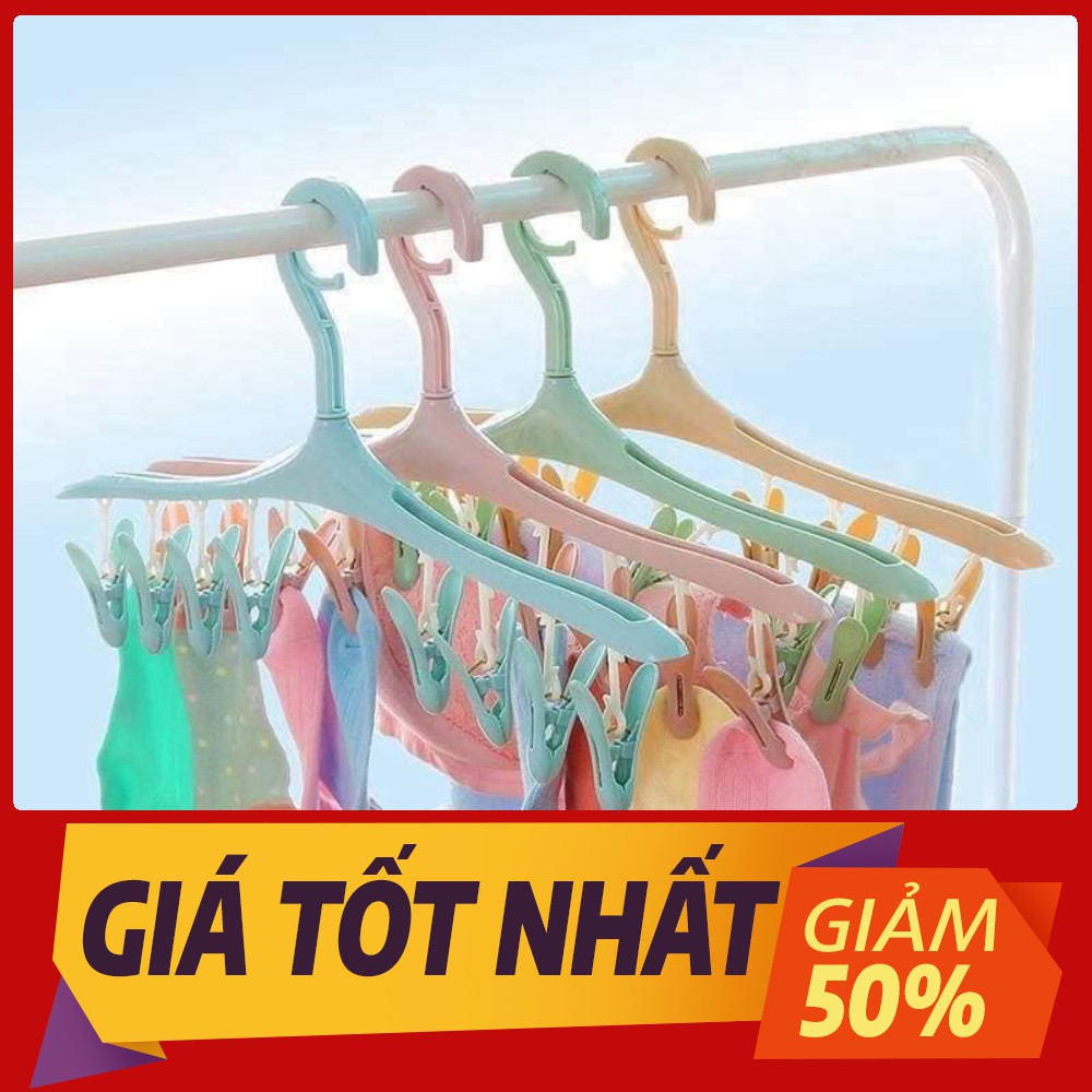 MÓC PHƠI ĐỒ THÔNG MINH CÓ KẸP ĐA NĂNG TIỆN DỤNG