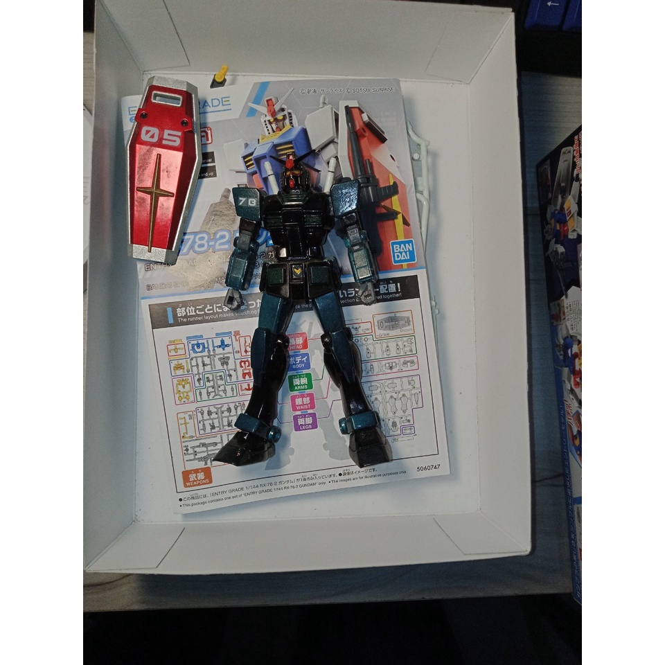 GUNDAM rx 78-02 đã được sơn lại bán lại cho bạn nào lấy phụ kiện hoặc custom lại