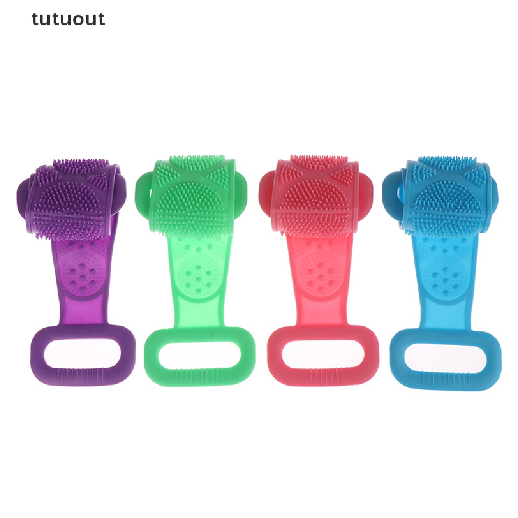 Bàn Chải Silicone Chà Lưng Massage Cơ Thể Khi Tắm