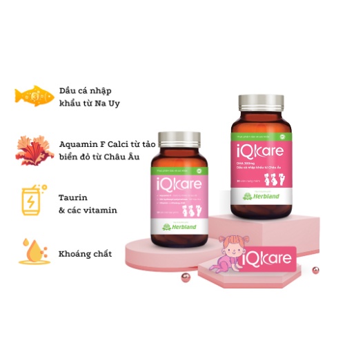 Thực phẩm bảo vệ sức khỏe và thai kỳ IQKARE - cho Mẹ và Bé