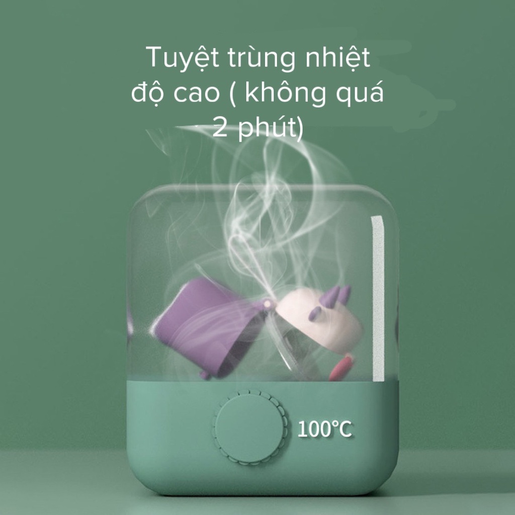 Hộp đựng sữa bột cho bé - Hộp trữ sữa bột và đồ ăn khô cho bé mang đi hình chú bò con -Hộp chia sữa hình Tháp Shop2bocon