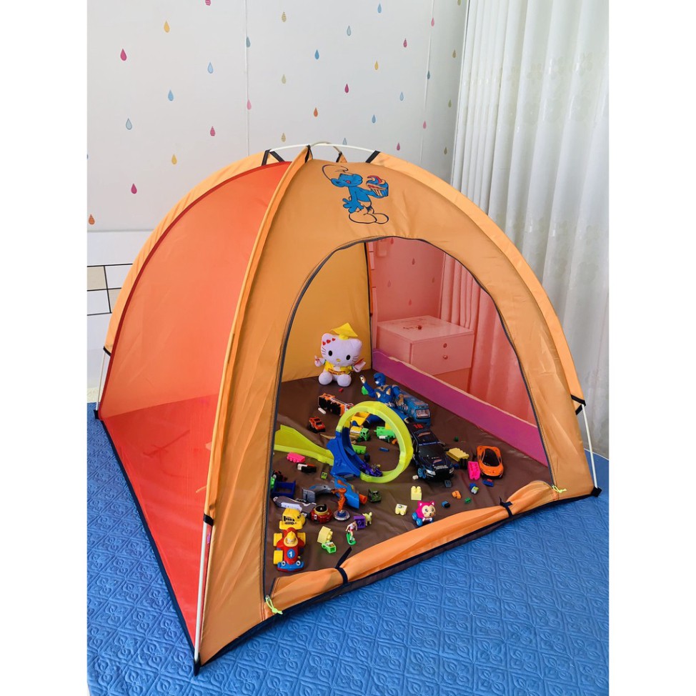 lều cắm trại trong nhà cho bé, lều phòng ngủ cho bé nhỏ gọn, lều lắp chơi trong nhà cho bé