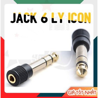 JACK CHUYỂN 3.5mm ra 6.5mm lỗ bằng đồng đúc cao cấp sử dụng