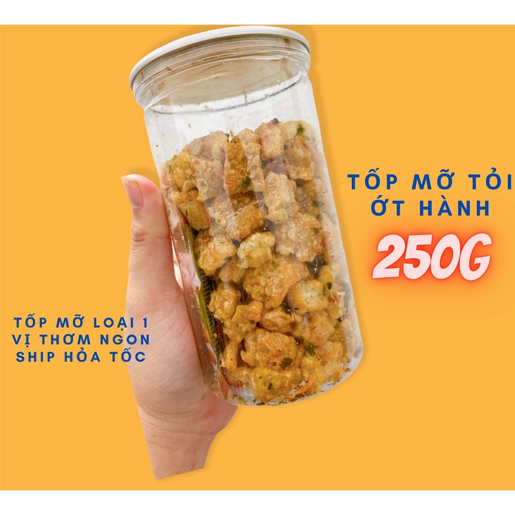 TỐP MỠ TỎI ỚT HÀNH LOẠI 1 ĐẶC BIỆT NGON CHẤT LƯỢNG ĂN VẶT TÍ  ĐỒ ĂN VẶT SÀI GÒN VỪA NGON VỪA RẺ