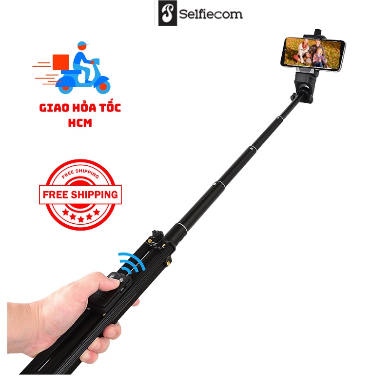 Tripod/ Gậy chụp ảnh 3 chân Yunteng VCT 1688 có remote điều khiển từ xa, phụ kiện chụp ảnh, quay video