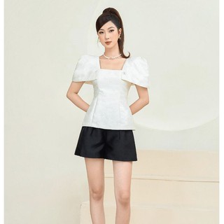 Áo gấm sao vai cách điệu - Blush Top