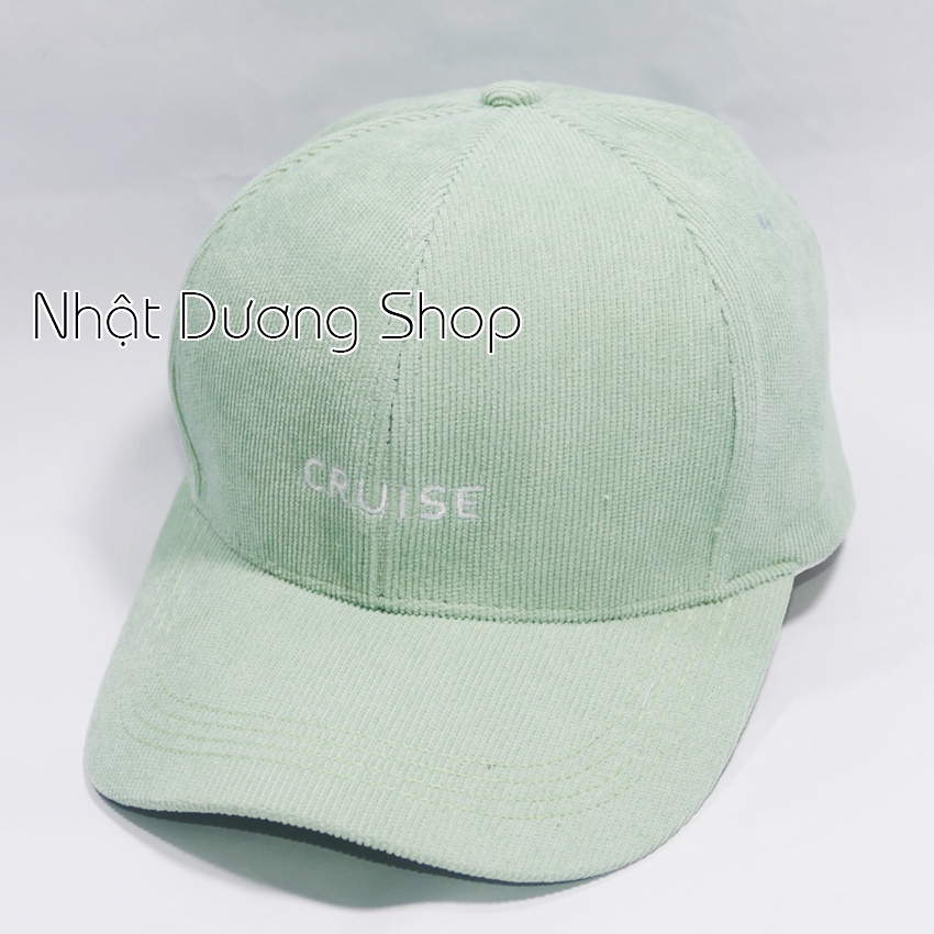 Mũ lưỡi trai ❤️ Nón kết thêu chữ CRUISE chất kaki cao cấp form unisex nam nữ
