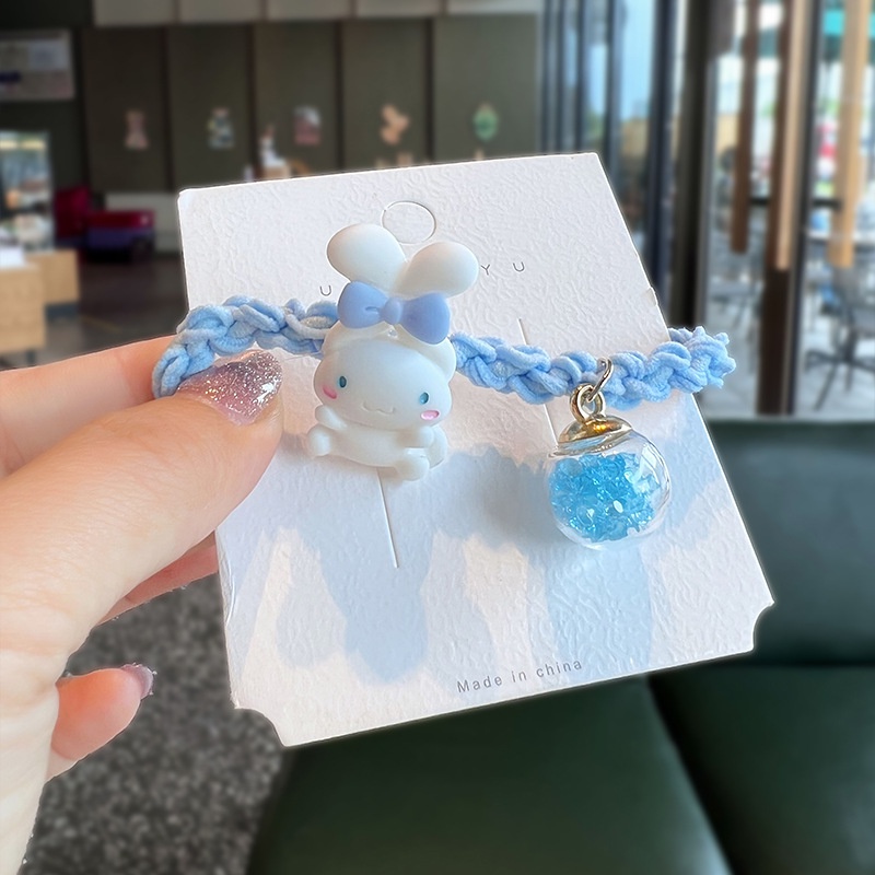 Dây Buộc Tóc Cao Su Guigou Cỡ Nhỏ Phong Cách Nhật Hàn Đáng Yêu Cho Bé Gái