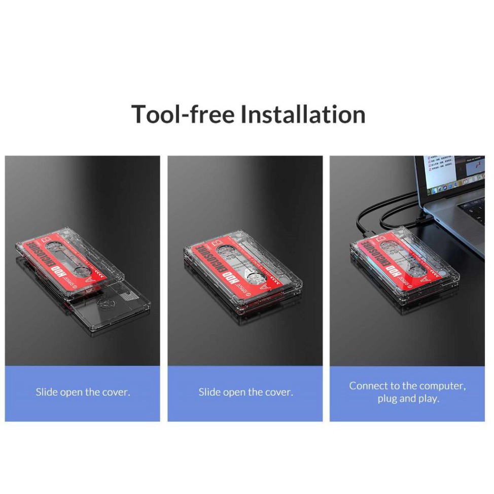 MY10 TYDB Hộp Ổ Cứng Hdd Box ORICO 2.5" 2139U3, USB 3.0 (trong suốt) - Bảo hành CHÍNH HÃNG 1 NĂM 44 MY10 | BigBuy360 - bigbuy360.vn
