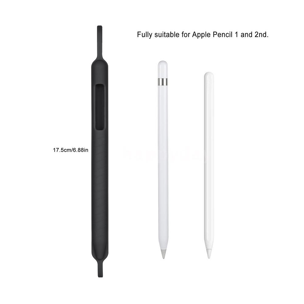 Bao Da Có Giá Đỡ Và Dây Đeo Cho Bút Cảm Ứng Apple Pencil 1st & 2nd Generation